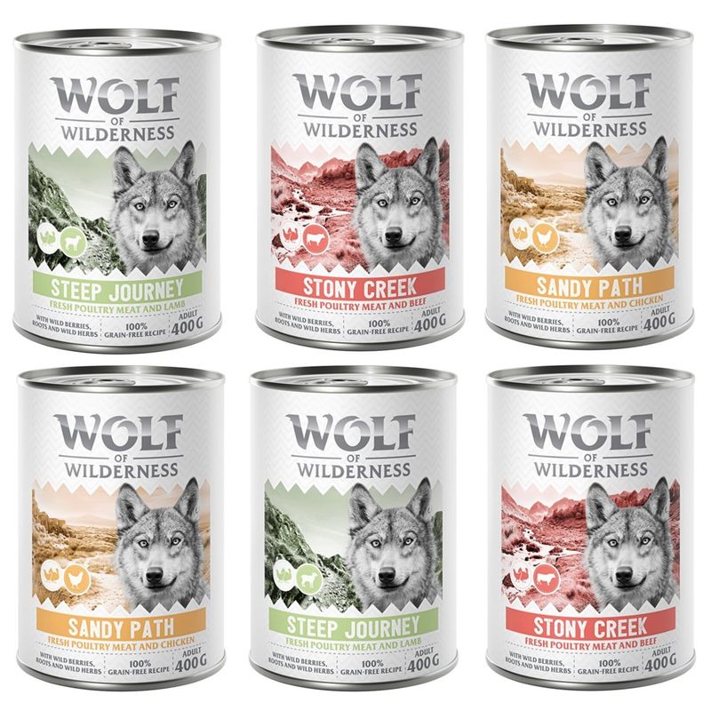 Wolf of Wilderness Adult ''Expedition'' 6 x 400g || Wolf of Wilderness || view 12
