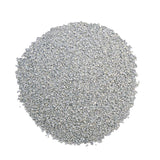 Grey granules, suitable as cat litter or for other pet supplies.