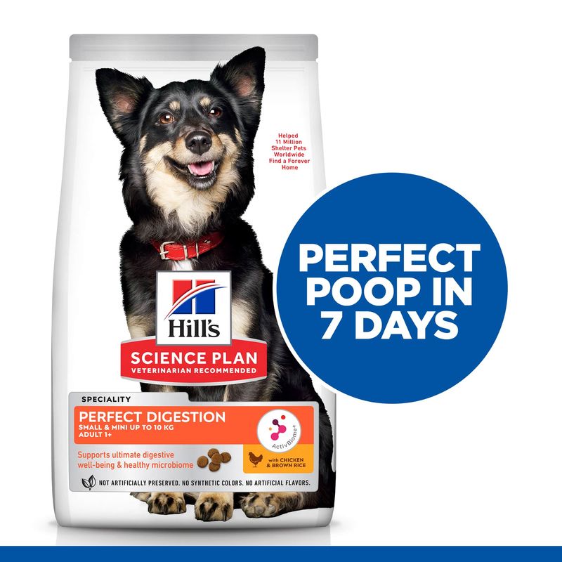 Hill's Science Plan Adult 1+ Perfect Digestion Small & Mini with Chicken || Hill's Science Plan || view 3