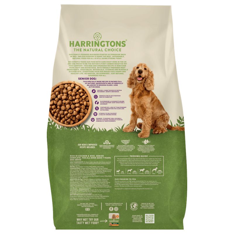 Harringtons Complete Senior Dog - Rich in Chicken & Rice || Harringtons || view 2