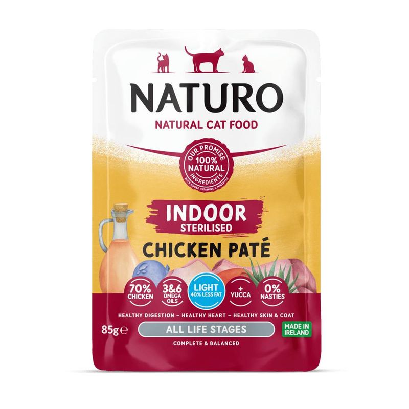 Naturo Sterilised Pouches - Chicken Paté || Naturo || view 2