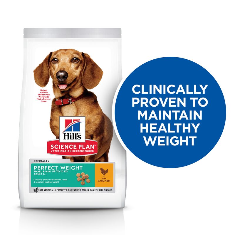Hill's Science Plan Adult 1+ Perfect Weight Small & Mini with Chicken || Hill's Science Plan || view 2