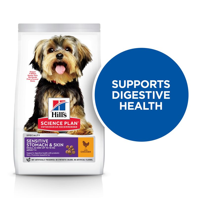 Hill’s Science Plan Adult 1+ Sensitive Stomach & Skin Small & Mini Chicken || Hill's Science Plan || view 2