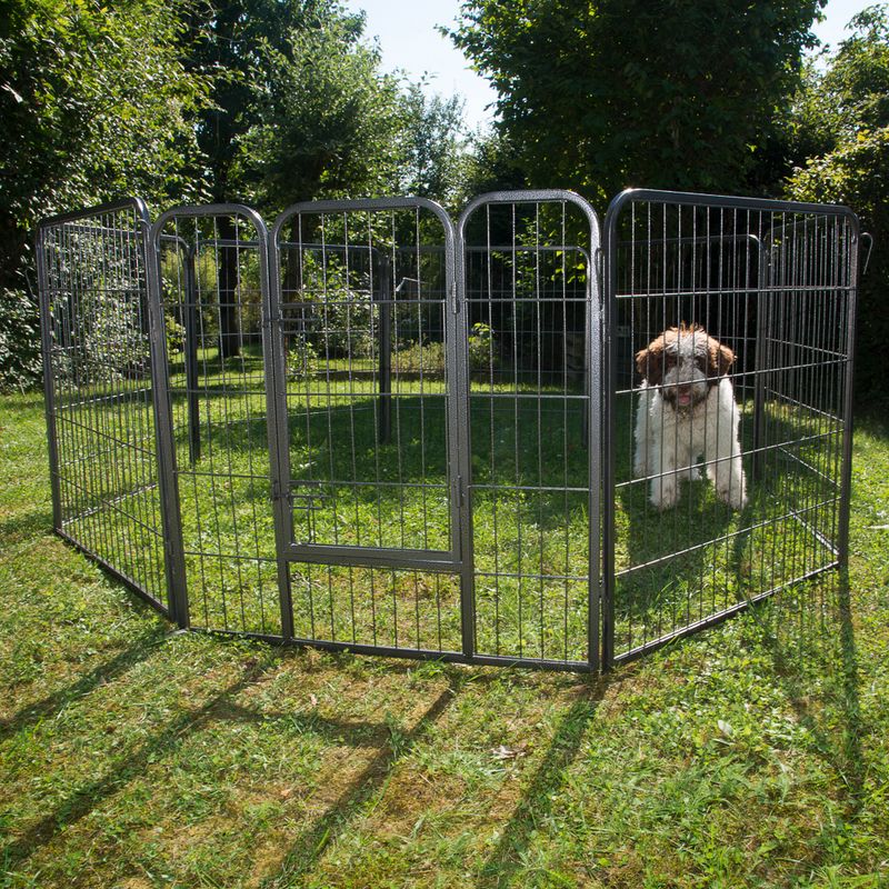Metal Run for Small Pet & Puppies – 8 Sided || zooplus Exclusive || view 1