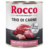 Rocco Classic Trio di Carne Saver Pack 24 x 800g || Rocco || view 3