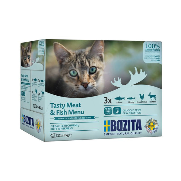 Bozita Chunks in Sauce Pouches 12 x 85g || undefined || view 1
