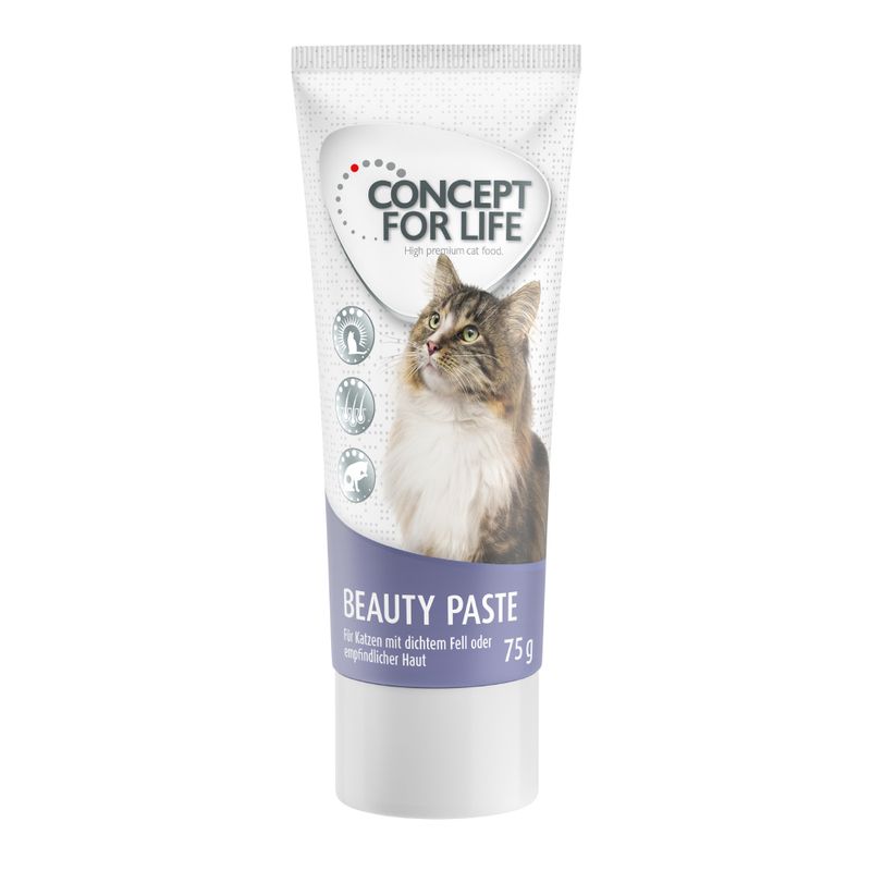 Concept for Life Beauty Paste, 75g. For cats with dense fur or sensitive skin.
