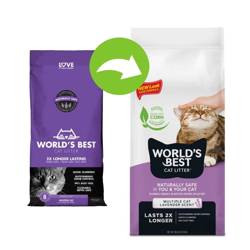 World’s Best Cat Litter Lavender || World's Best || view 2