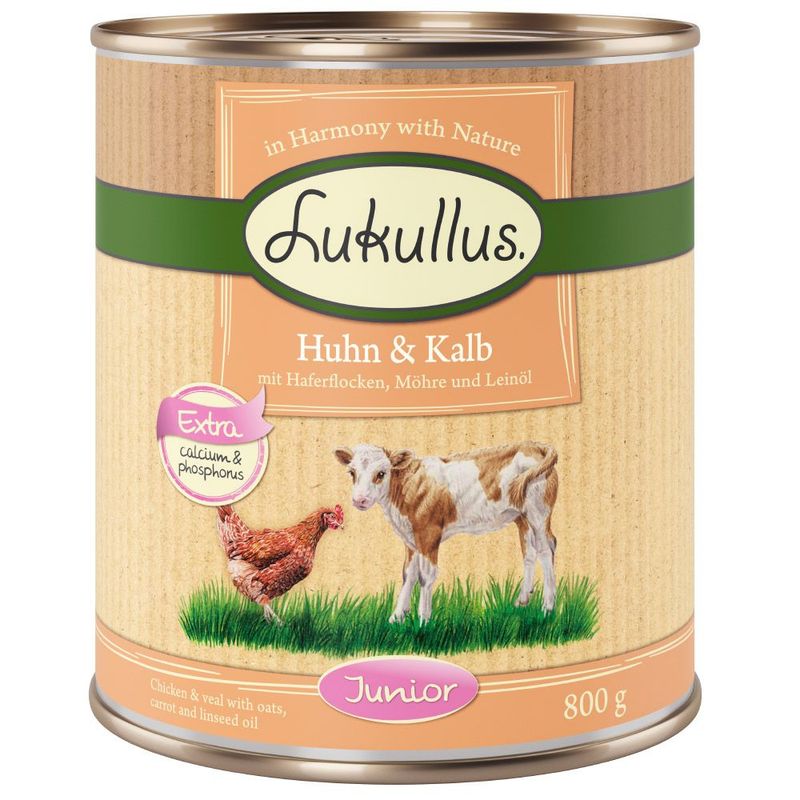 6 x 800g Lukullus Wet Dog Food - 5 + 1 Free! * || Lukullus || view 8