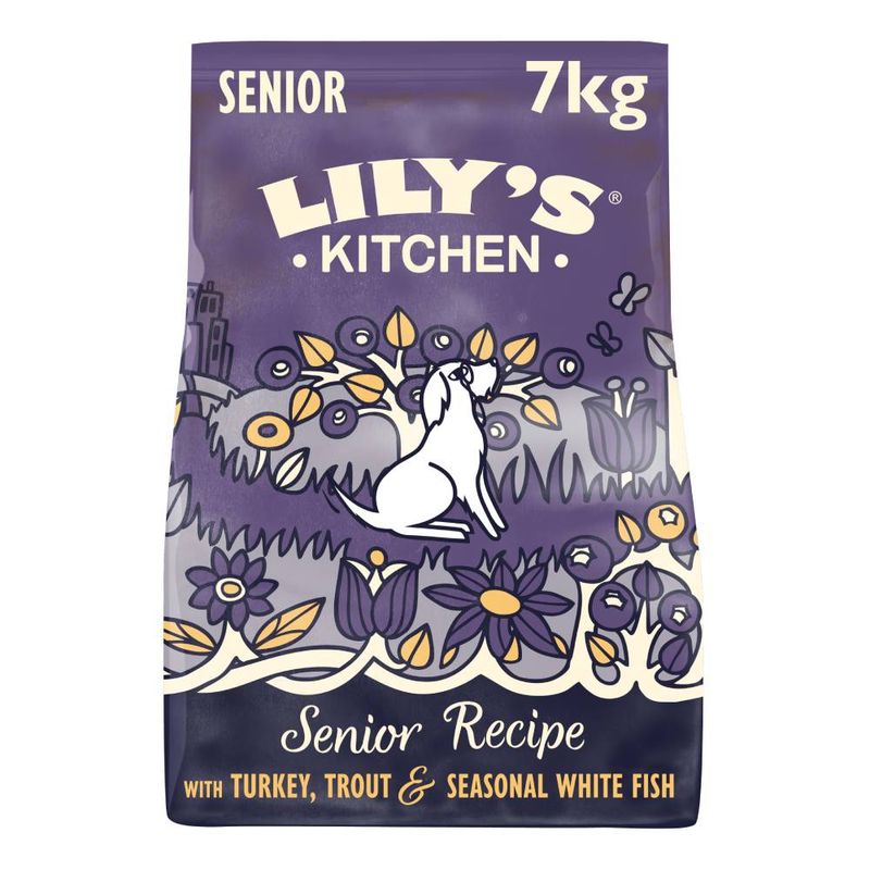 Lily's Kitchen Senior Dry Dog Food - Turkey & Trout || Lily's Kitchen || view 1