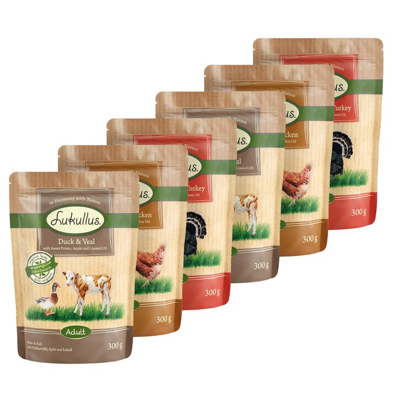 Lukullus Pouches Mixed Trial Pack 6 x 300g || Lukullus || view 16