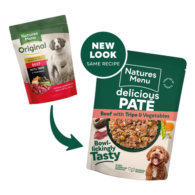 Natures Menu Original Pouches Beef with Tripe & Vegetables || Natures Menu || view 2