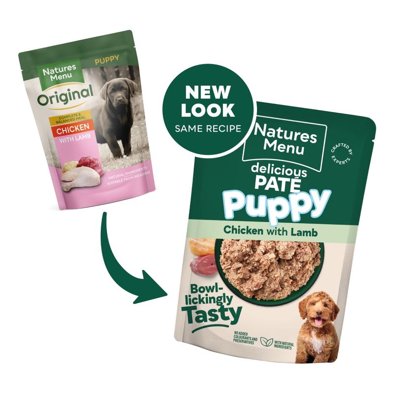 Natures Menu Original Pouches Puppy Chicken with Lamb || Natures Menu || view 2