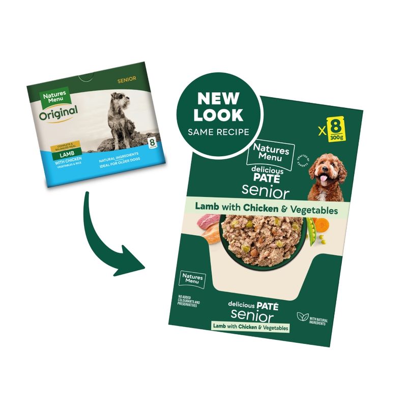 Natures Menu Original Dog Pouches Senior Lamb with Chicken || Natures Menu || view 4