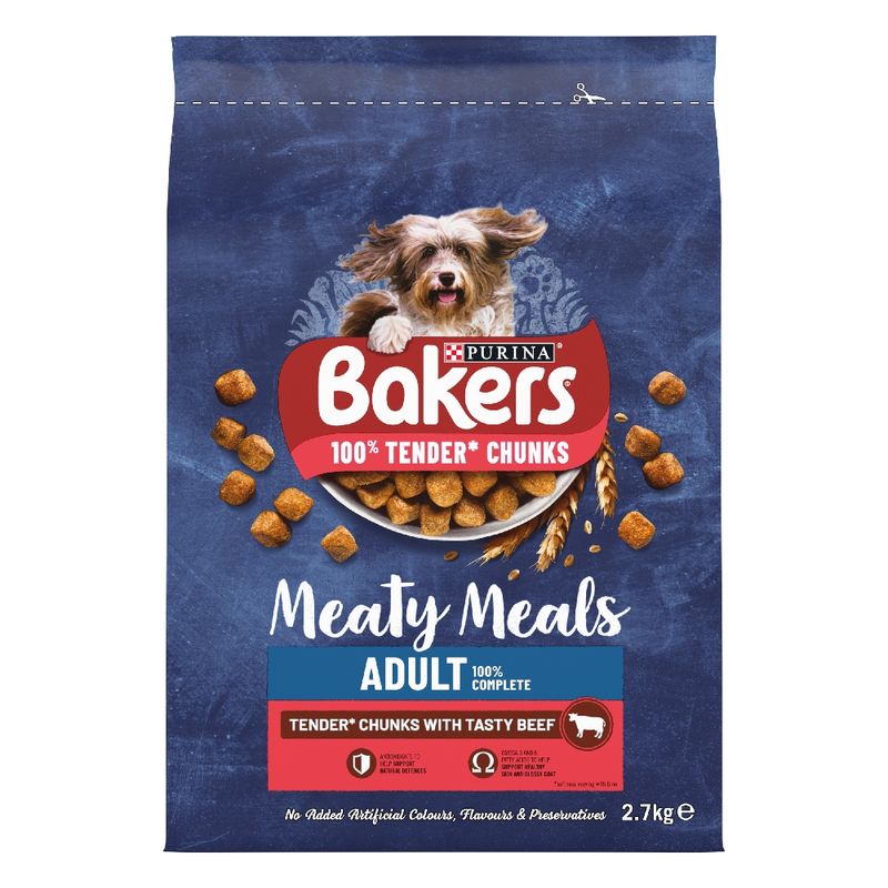Bakers Adult Meaty Meals Tender Chunks with Tasty Beef || Bakers || view 2