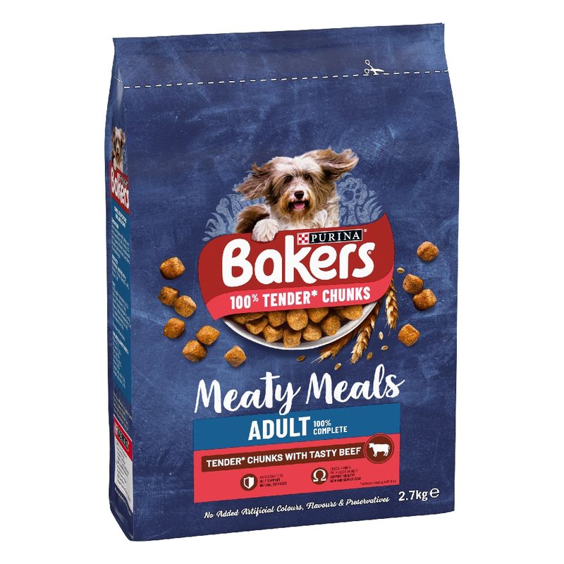 Bakers Adult Meaty Meals Tender Chunks with Tasty Beef || Bakers || view 1