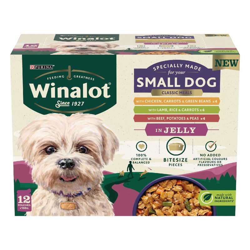 Winalot Small Dog Meaty Chunks in Jelly || Winalot || view 2