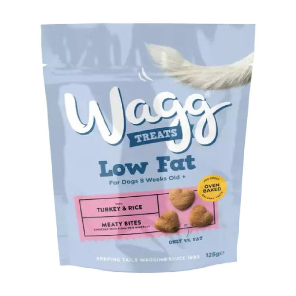 Wagg Low Fat Meaty Bites with Turkey & Rice || Waggs || view 1