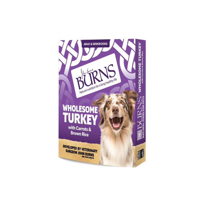Burns Wholesome Turkey with Carrots & Brown Rice 12 x 150g || Burns || view 14