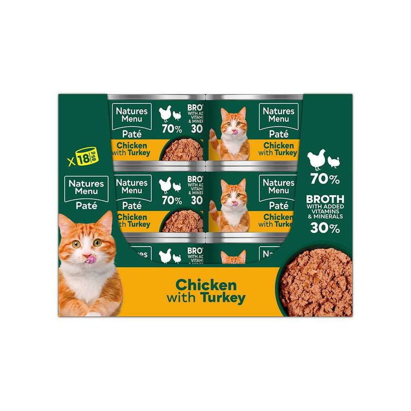 Natures Menu Pâté Cans Adult - Chicken with Turkey