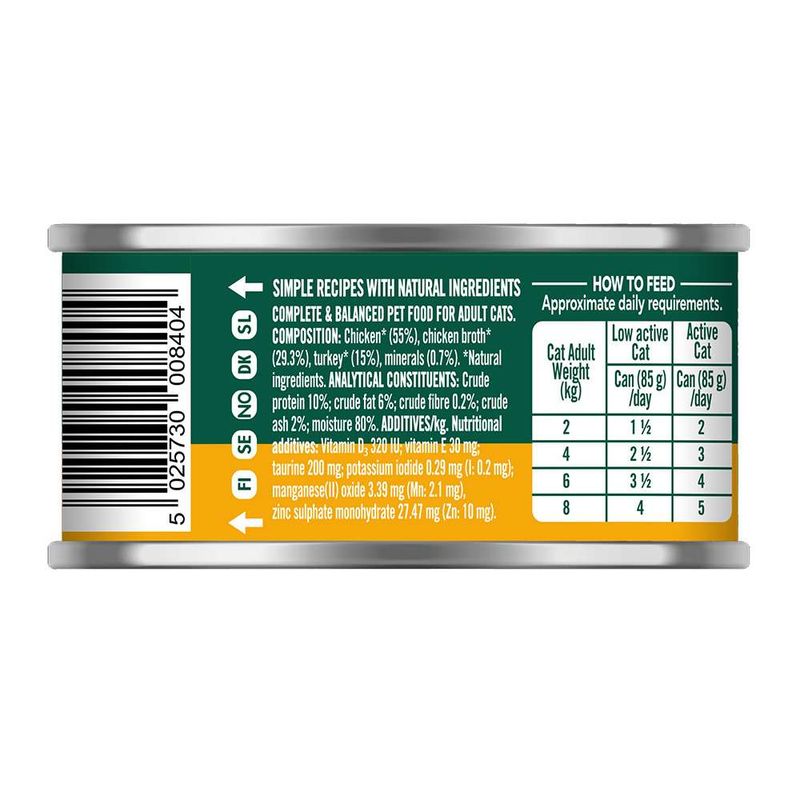 Natures Menu Pâté Cans Adult - Chicken with Turkey