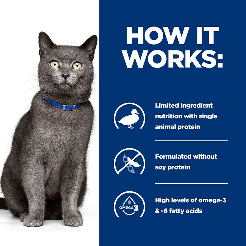 Hill's Prescription Diet Feline d/d Food Sensitivities - Duck & Green Peas || Hill's Prescription Diet || view 4