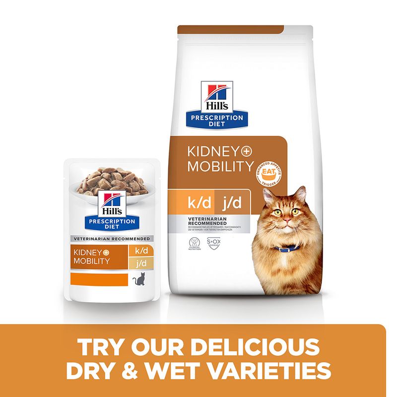 Hill's Prescription Diet Feline k/d+Mobility Kidney+Joint Care - Chicken || undefined || view 7