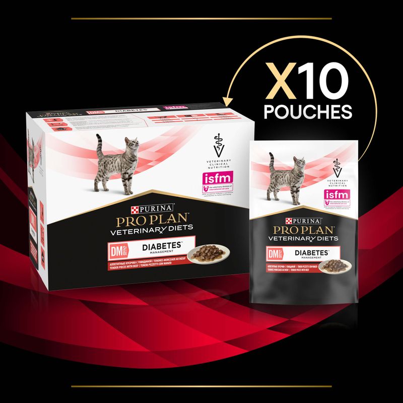 PURINA PRO PLAN Veterinary Diets Feline DM Diabetes Management - Beef || undefined || view 14