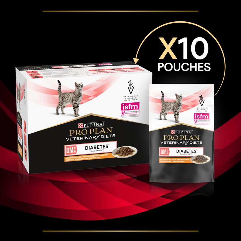 PURINA PRO PLAN Veterinary Diets Feline DM Diabetes Management - Chicken || undefined || view 15