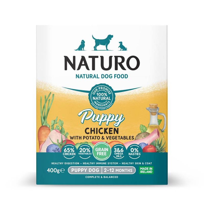Naturo Puppy Grain Free Chicken with Potato & Vegetables || Naturo || view 1