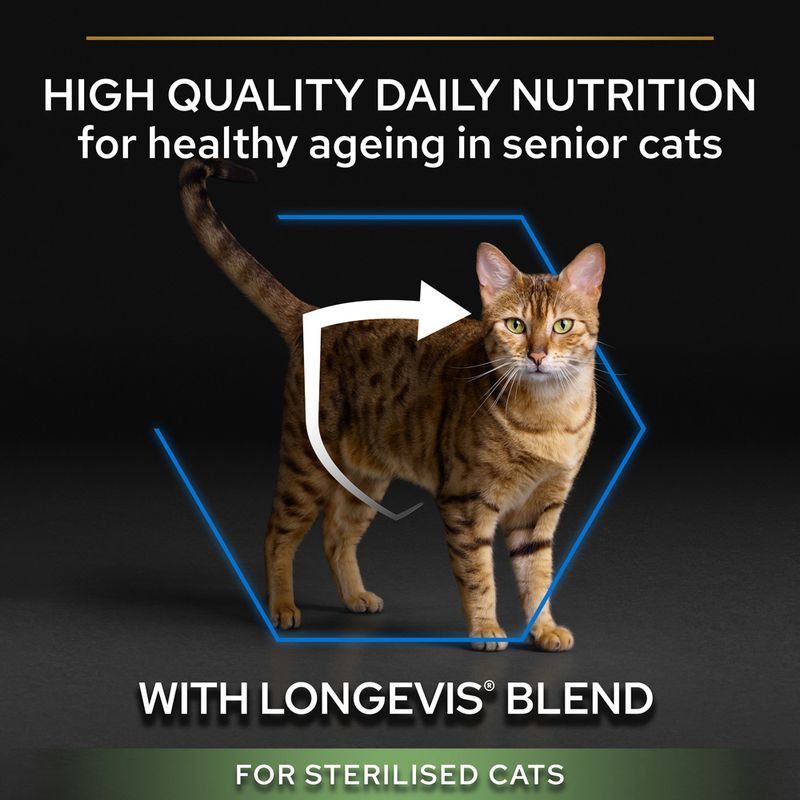PURINA PRO PLAN Sterilised Senior 7+ Longevis - Turkey || Pro Plan || view 4