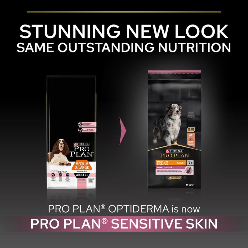 PURINA PRO PLAN Senior Medium & Large Adult 7+ Sensitive Skin || Pro Plan || view 3