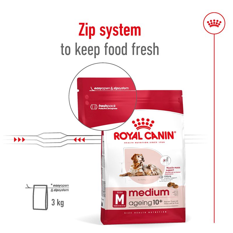 Royal Canin Medium Ageing 10+ || Royal Canin Size || view 13