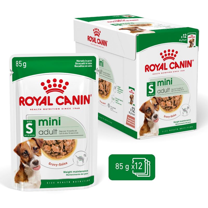 Royal Canin Mini Adult in Gravy || Royal Canin Size || view 3