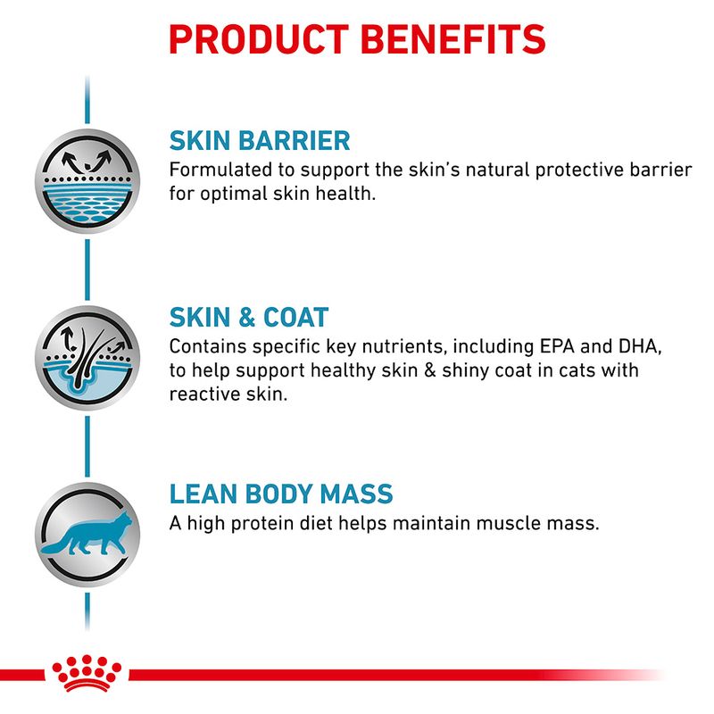 Royal Canin Veterinary Feline Skin & Coat || Royal Canin Veterinary Diet || view 3