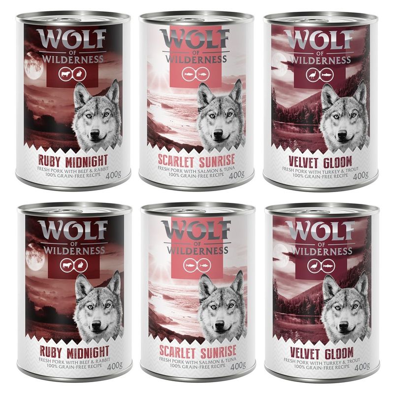 Wolf of Wilderness Adult 6 x 400g - "Red Meat" || Wolf of Wilderness || view 5