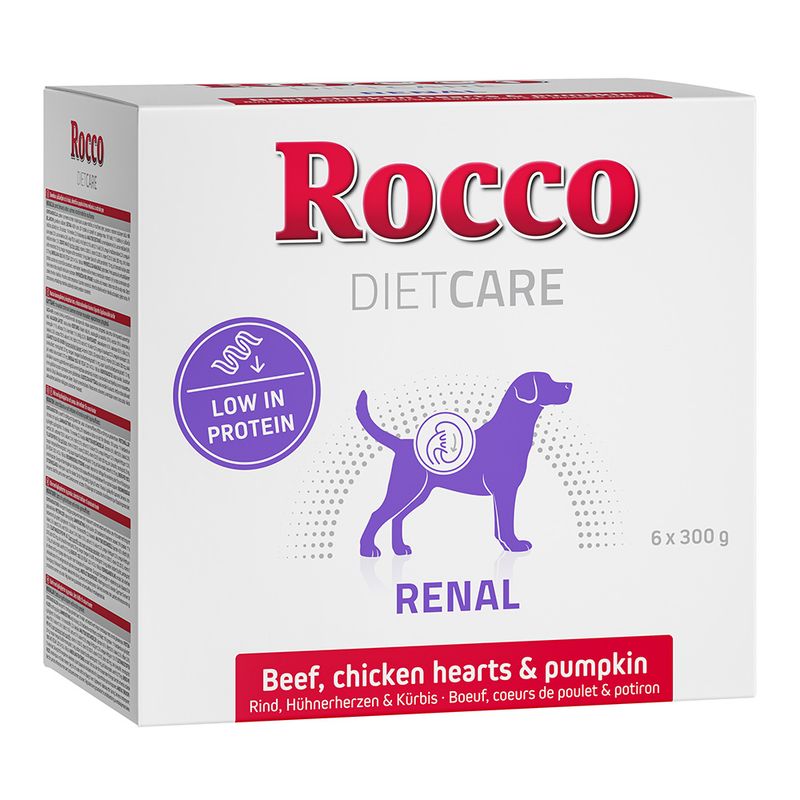 Rocco Diet Care Renal Pouches - Beef with Chicken Hearts & Pumpkin