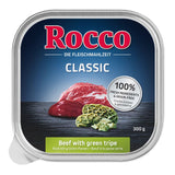Rocco Classic, beef with green tripe, 300g. 100% fresh ingredients and grain-free.