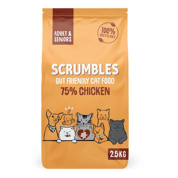 Scrumbles Adult & Senior Chicken Dry Cat Food || Scrumbles || view 1