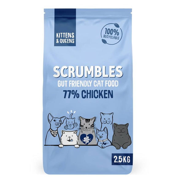 Scrumbles Kittens & Queens Chicken Dry Cat Food || Scrumbles || view 1