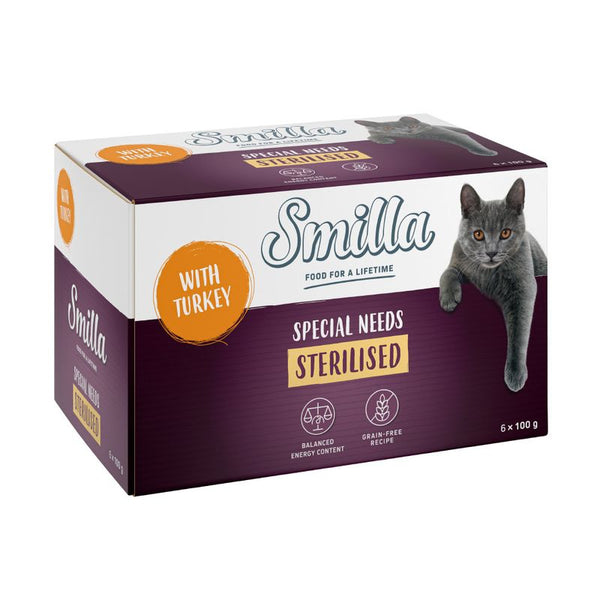 Smilla Adult Sterilised Trays 6 x 100g || Smilla || view 1