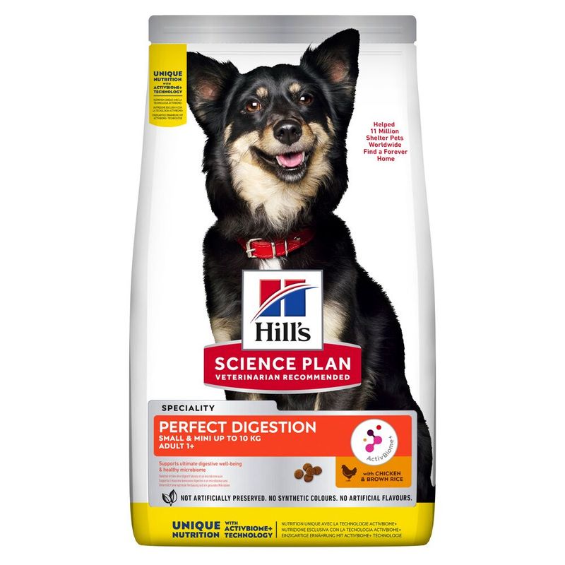 Hill's Science Plan Adult 1+ Perfect Digestion Small & Mini with Chicken || Hill's Science Plan || view 2