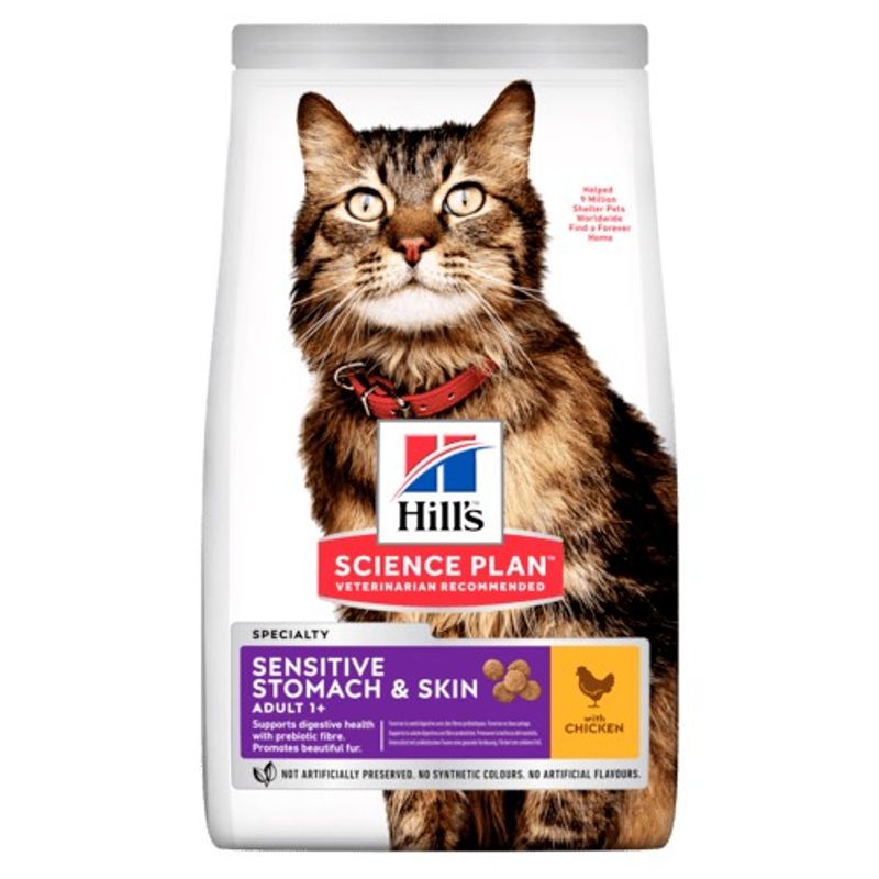 Hill's Science Plan Adult Sensitive Stomach & Skin Chicken || Hill's Science Plan || view 1