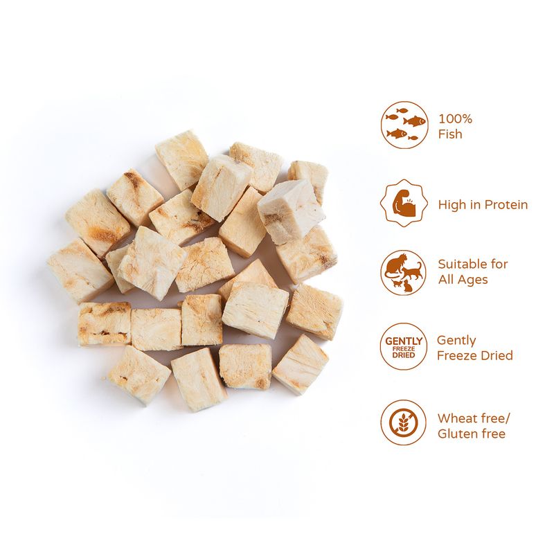 thrive 100% White Fish Freeze-Dried Cat Treats || undefined || view 3