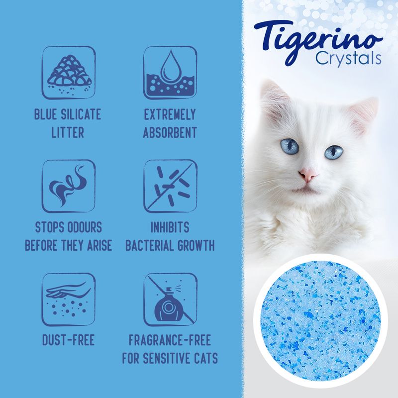 ​​​​​​​Tigerino Crystals Cat Litter Colourful – Sensitive (Unscented) || undefined || view 6