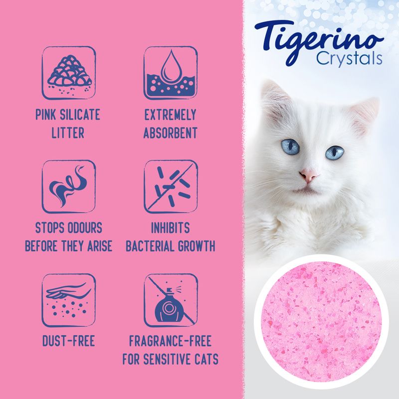 ​​​​​​​Tigerino Crystals Cat Litter Colourful – Sensitive (Unscented) || undefined || view 2