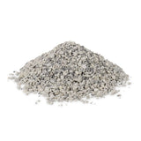 Grey, granular cat litter in a small pile, suitable for use in litter trays.