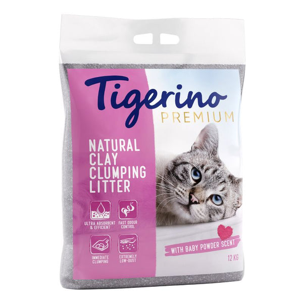 Tigerino Premium Cat Litter - Baby Powder Scent || Rosie's Farm || view 1