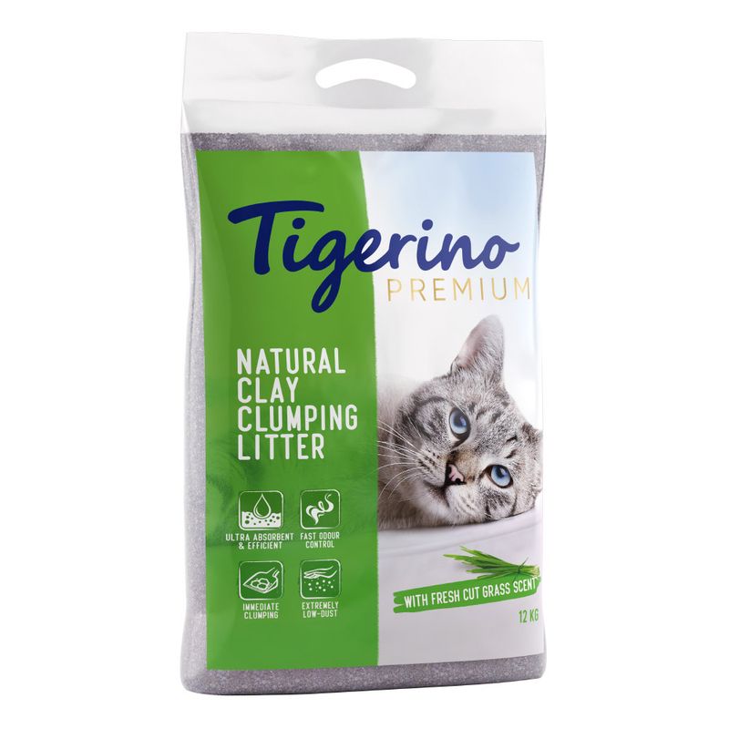 Tigerino Premium Cat Litter – Fresh Cut Grass Scent || Tigerino || view 1