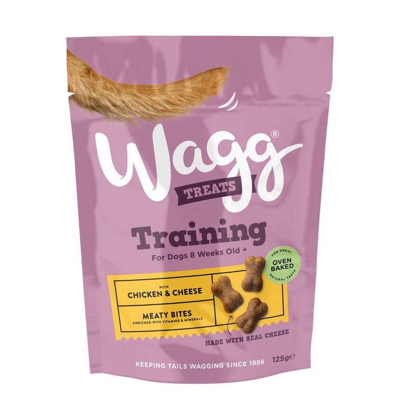 Wagg Training Treats Mini Bones with Chicken & Cheese || Waggs || view 2